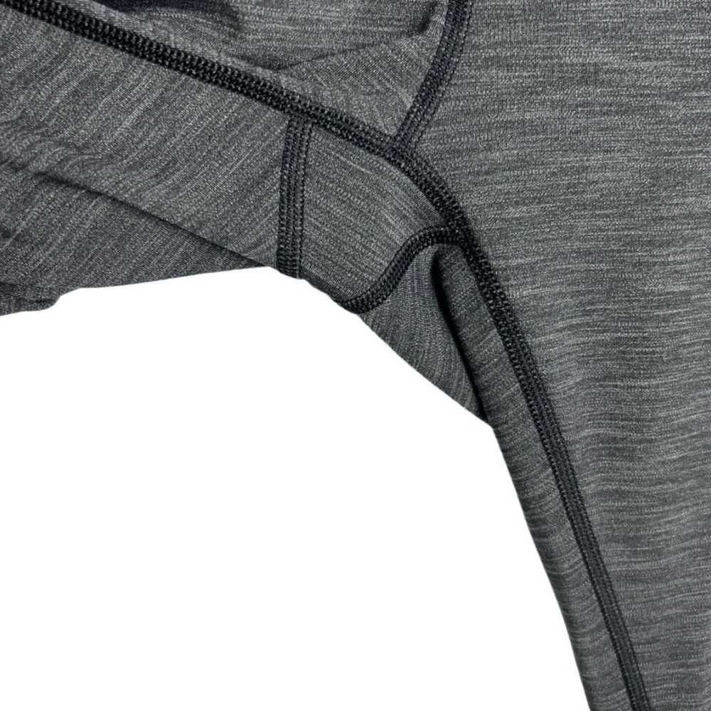Lululemon Athletica Women's Wunder Under Crop Leggings in Heathered Gray Size 4 - Picture 3 of 4